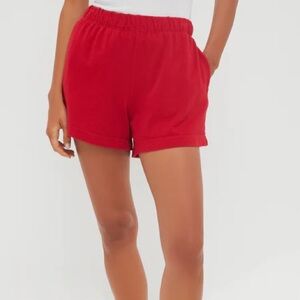 Red Pique Wyatt Shorts M